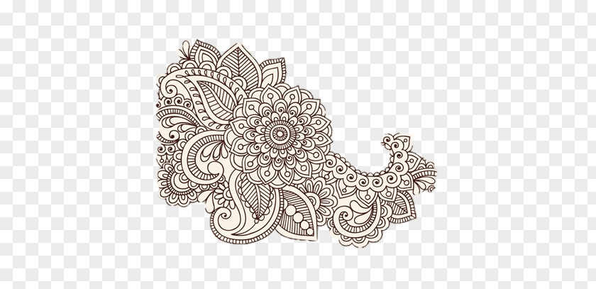 Design Paisley Mehndi PNG