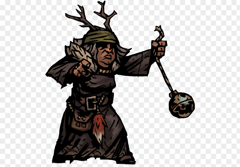 Darkest Dungeon Hag Keeper Crawl Art PNG