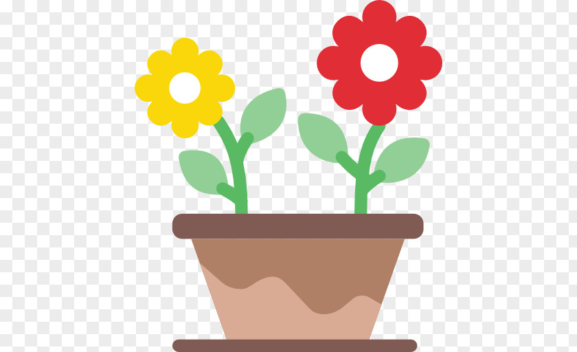 Flowering Plant Happiness Artwork PNG