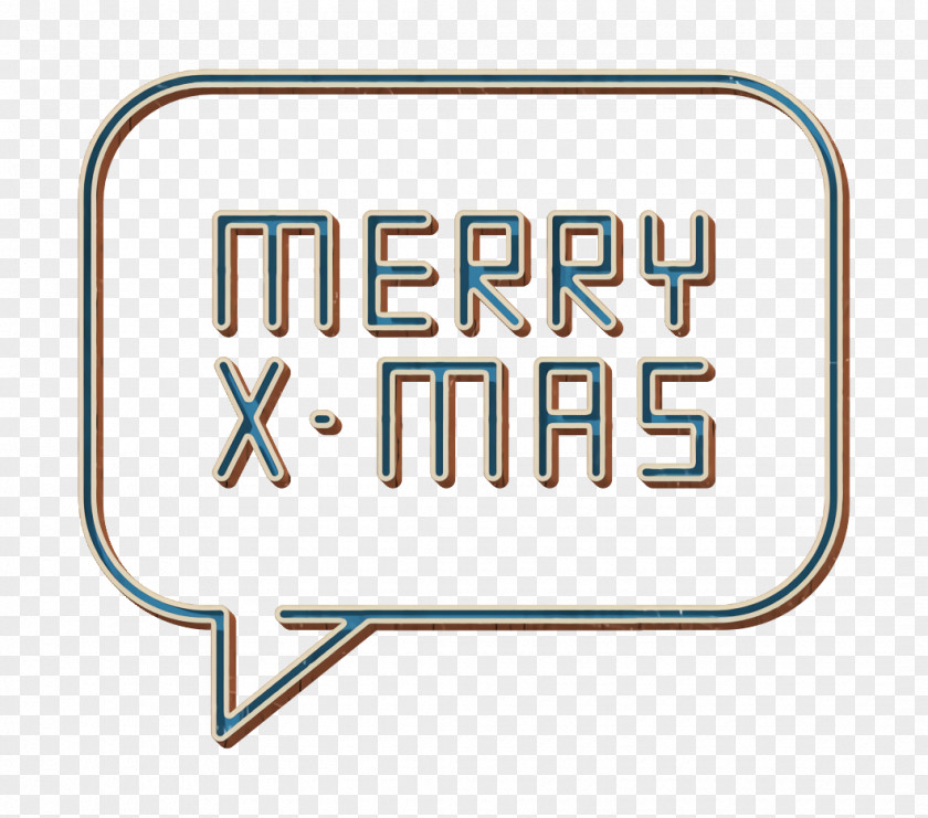 Rectangle Text Icon Christmas Conversation Greeting PNG