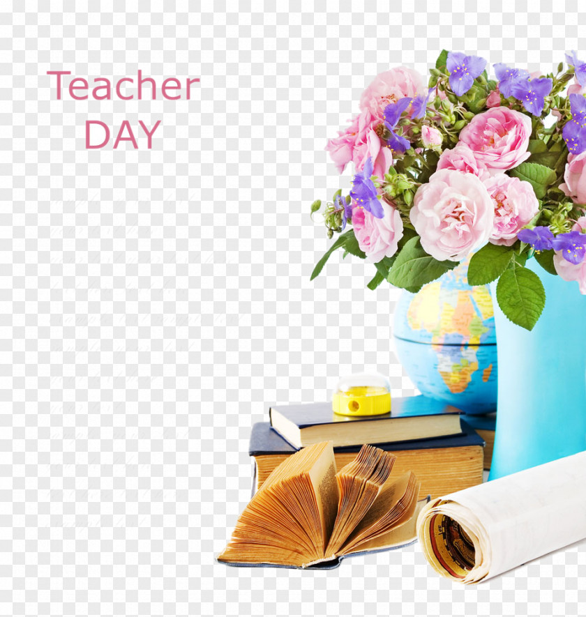 Teacher's Day Flowers Teachers Student School Gratitude PNG