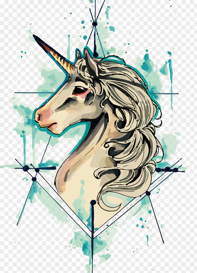 Vector Unicorn IPhone 8 Tattoo Drawing Flash PNG
