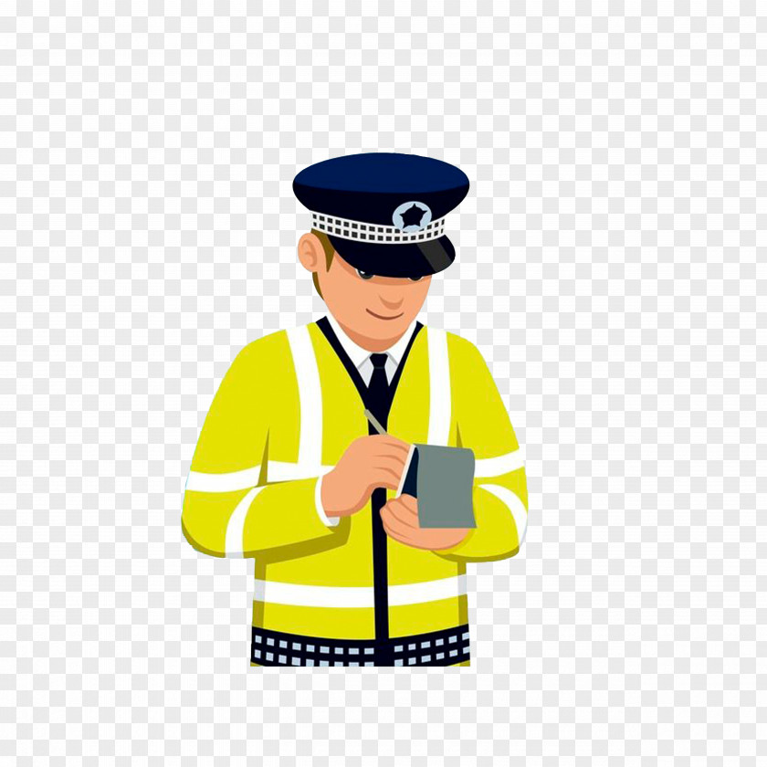 A Policeman Who Wrote Ticket Police Officer Traffic PNG
