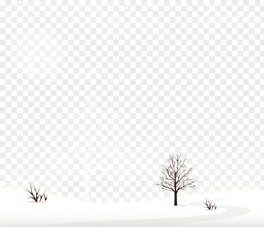 Creative Winter Snow White Black Pattern PNG