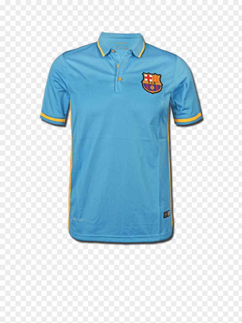 JERSEY T-shirt FC Barcelona Polo Shirt Blue Jersey PNG