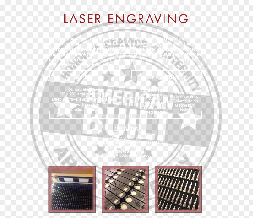 Laser Engraving Brand Font PNG