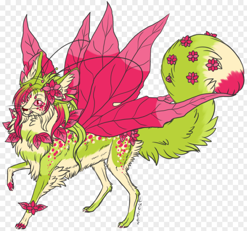 Leaf Illustration Fairy Cartoon Flower PNG
