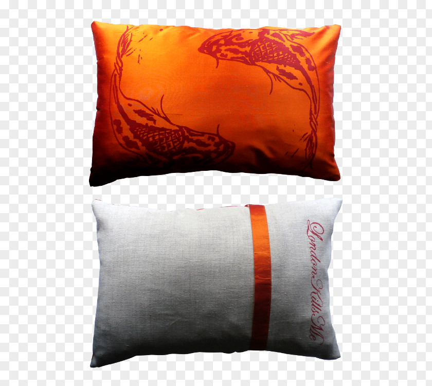 Pillow Koi Cushion Throw Pillows Silk PNG