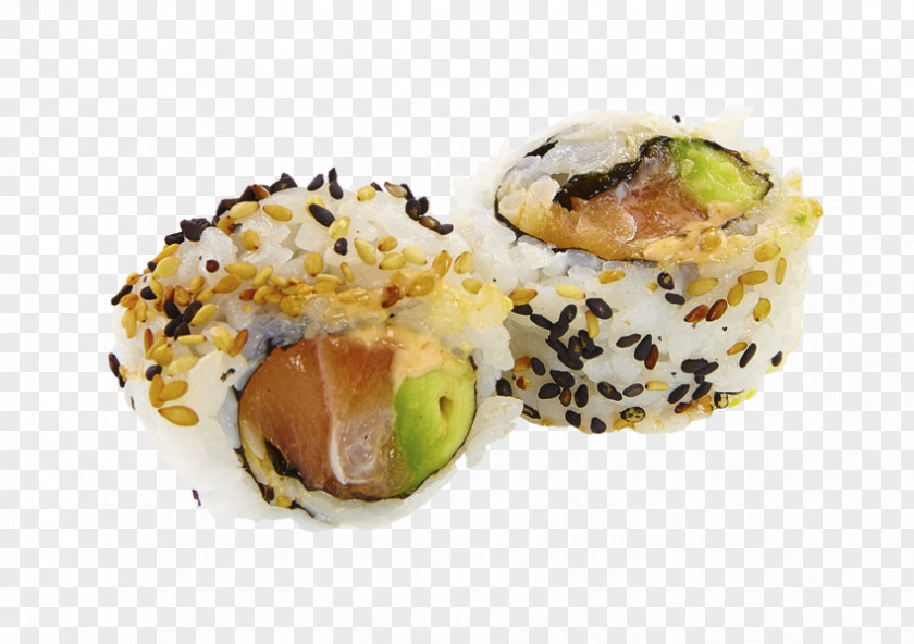 Sushi California Roll Avocado Sake Rice PNG