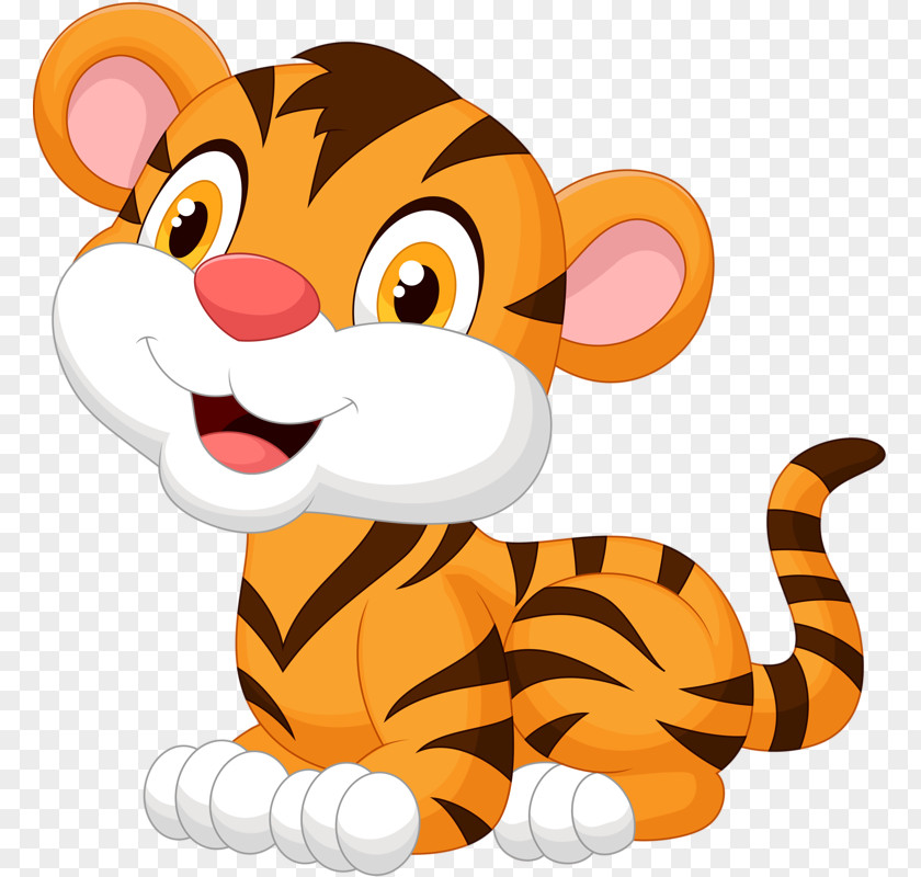 Tiger Cub Drawing Clip Art PNG