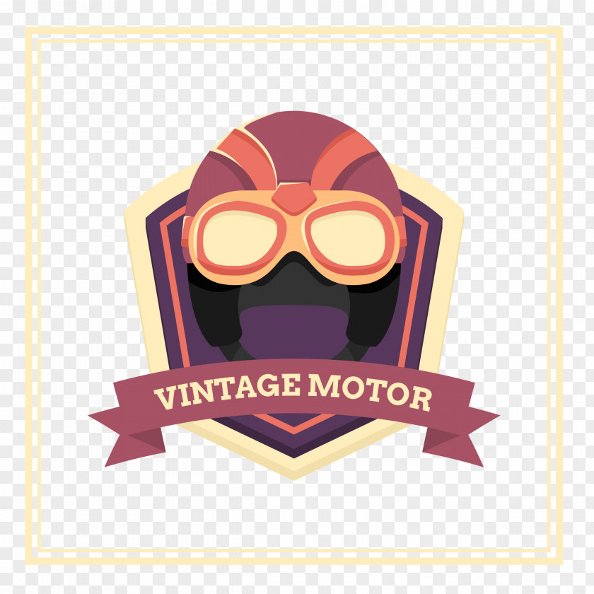 Vintage Motorcycle Helmet Adobe Illustrator PNG