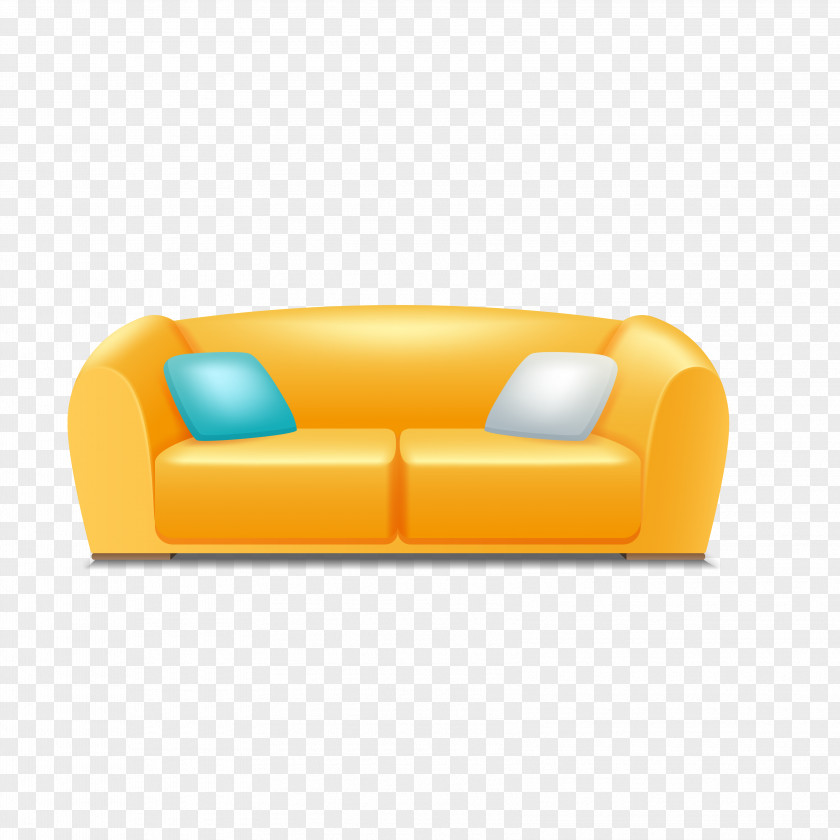 Yellow Sofa Couch Table Interior Design Services Furniture PNG