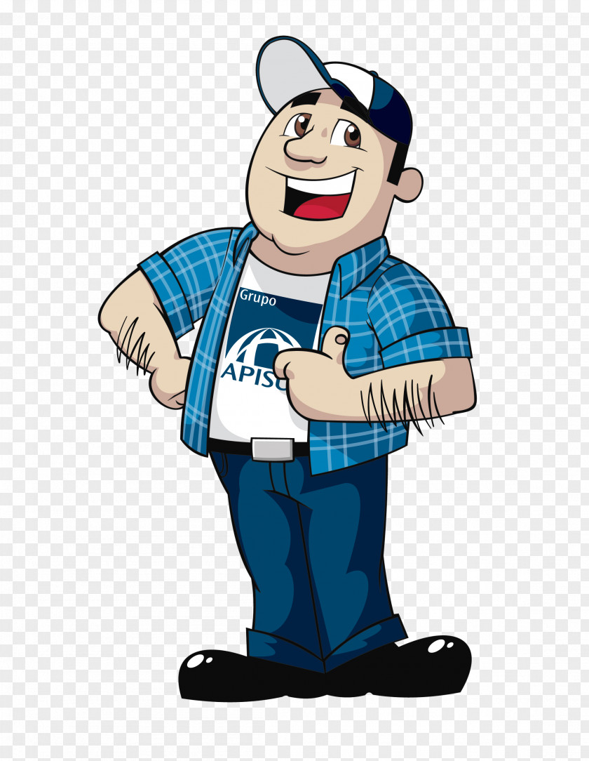 Boy Mascot Character Clip Art PNG