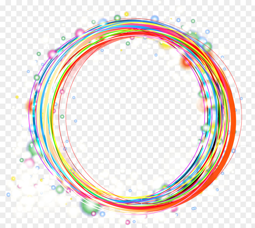 Multicolored Ring Circle PNG