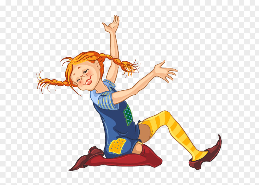 Pippi Longstocking By Astrid Lindgren Illustration New Adventures Of Book PNG