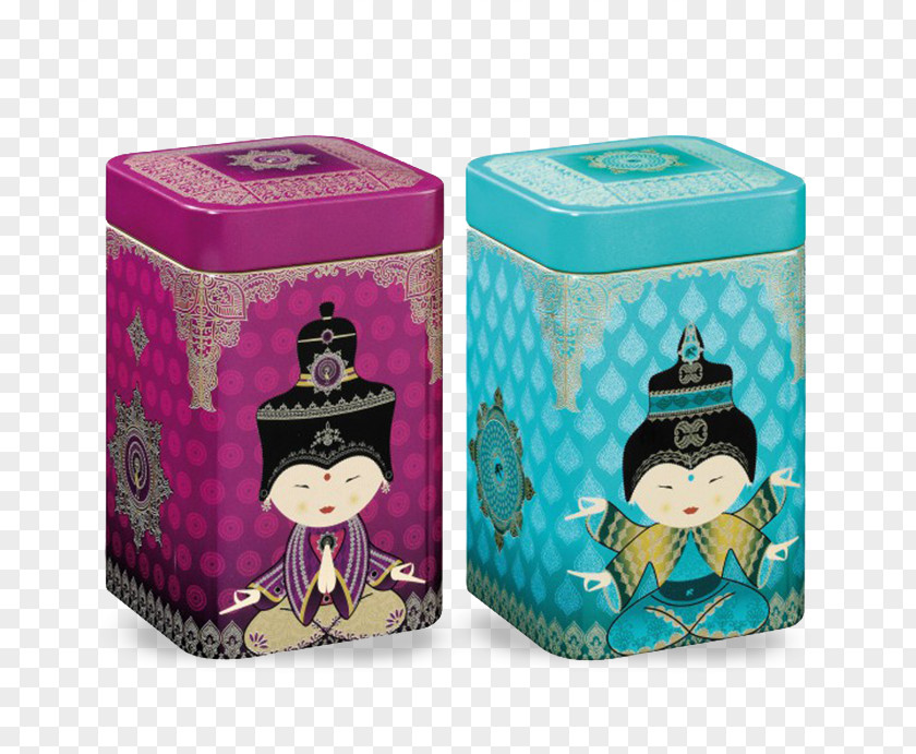 Tea Caddy Box Mahadeva Metallic Color PNG
