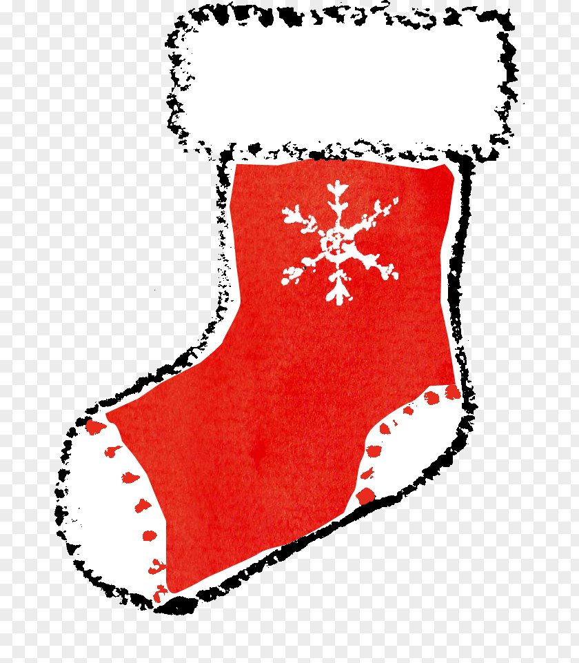 Christmas Sock Shoe Decoration Clip Art PNG
