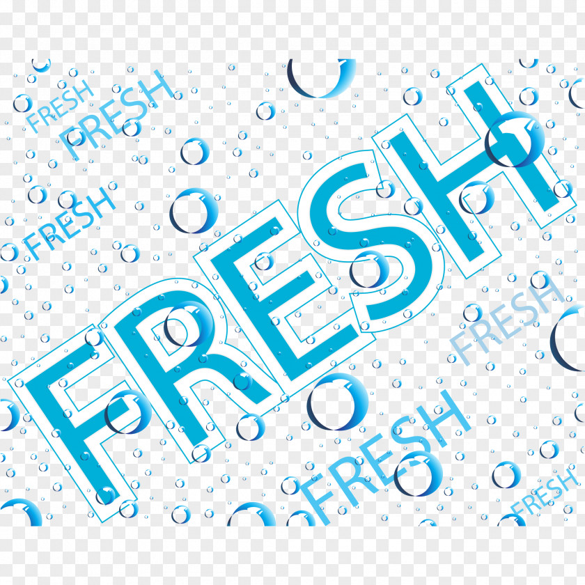 Cool Fresh Water Drops Alphabet Vector Material Graphic Design Idea English PNG