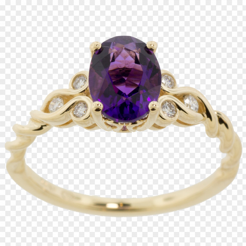 Diamond Ring Jewellery Amethyst Gemstone PNG