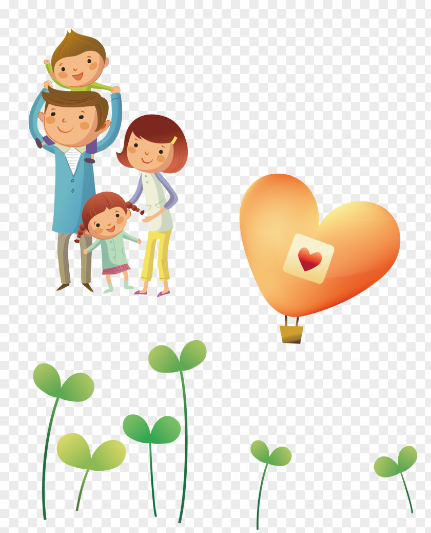 Family Tree Cartoon Euclidean Vector PNG