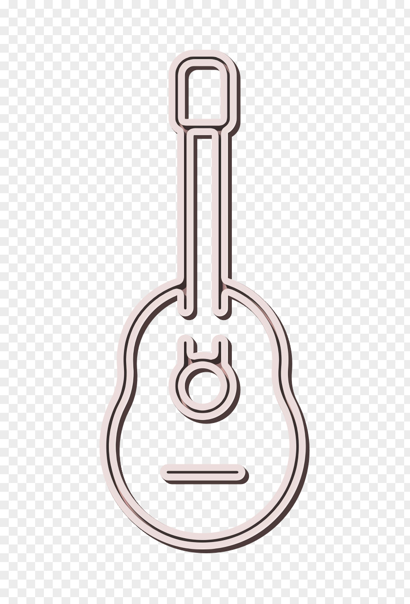 Guitar Icon Party Elements PNG