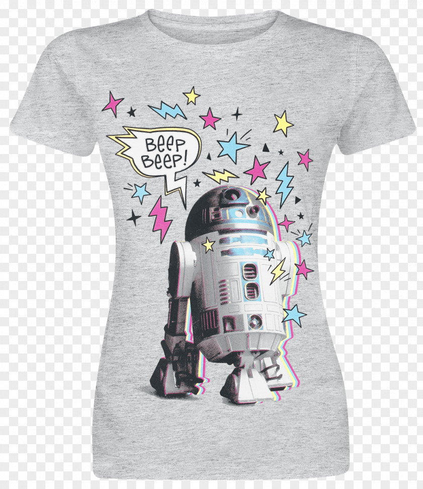 T-shirt R2-D2 Chewbacca Star Wars Anakin Skywalker PNG