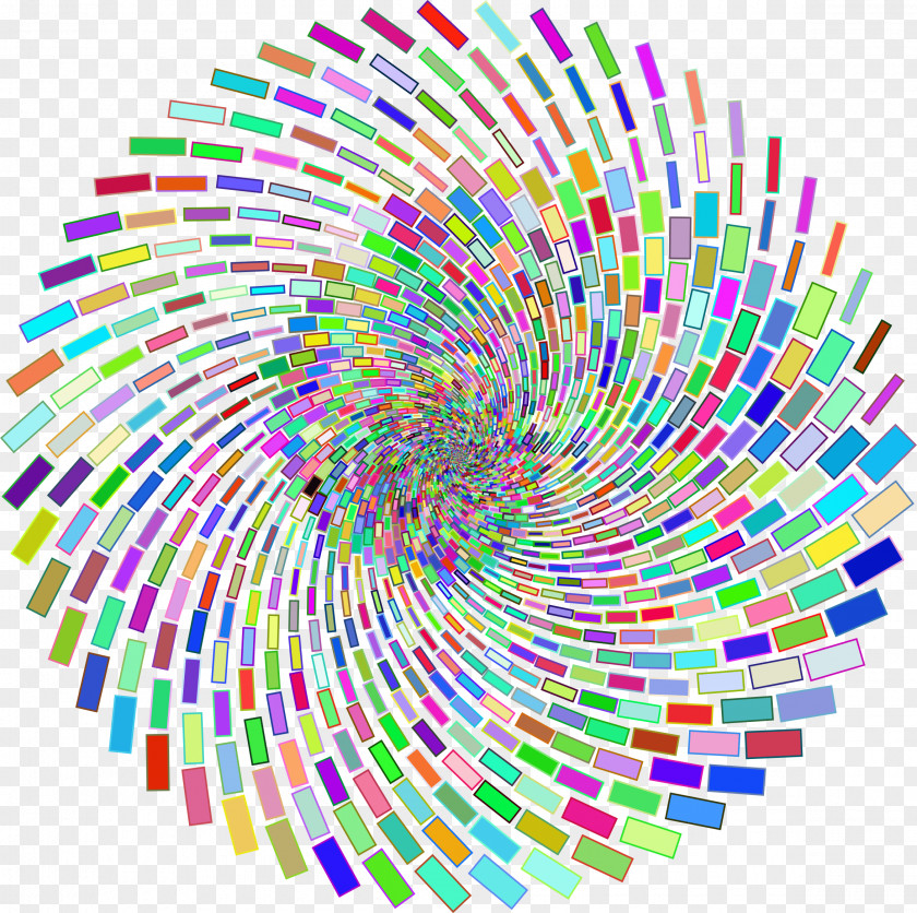 Vortex Abstract Art Desktop Wallpaper Rainbow PNG