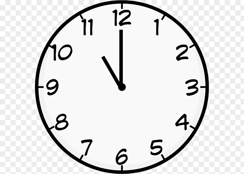 Eleven Cliparts Clock Face Time Past Clip Art PNG