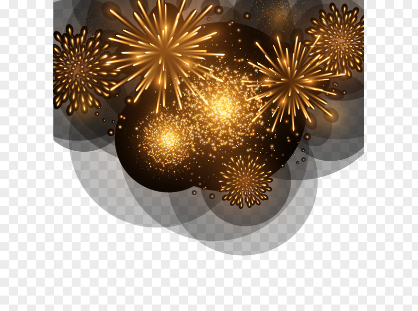 Fireworks New Years Day Year Card Greeting Wish PNG