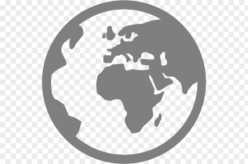 Globe World Map Logo PNG