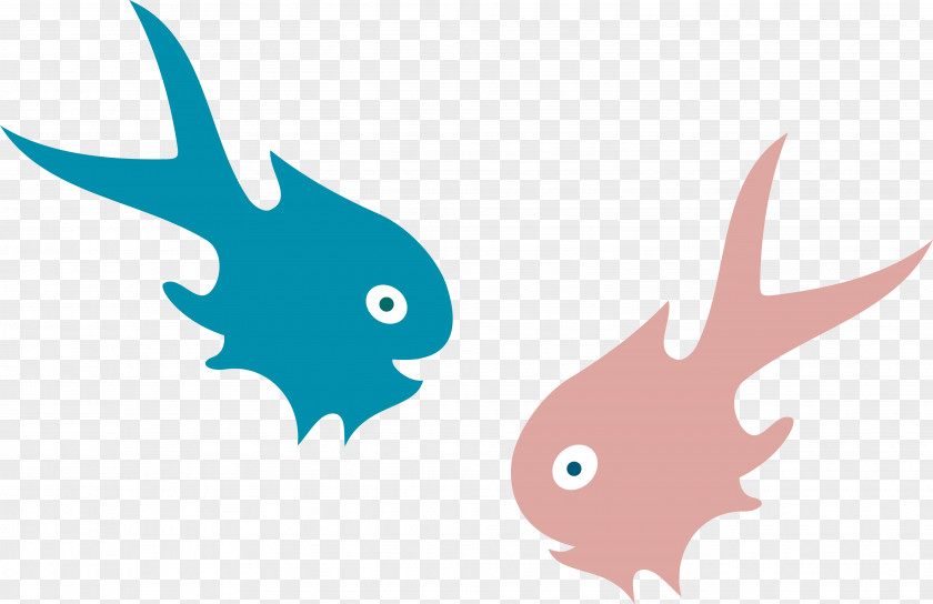 Playful Fish Adobe Illustrator Illustration PNG