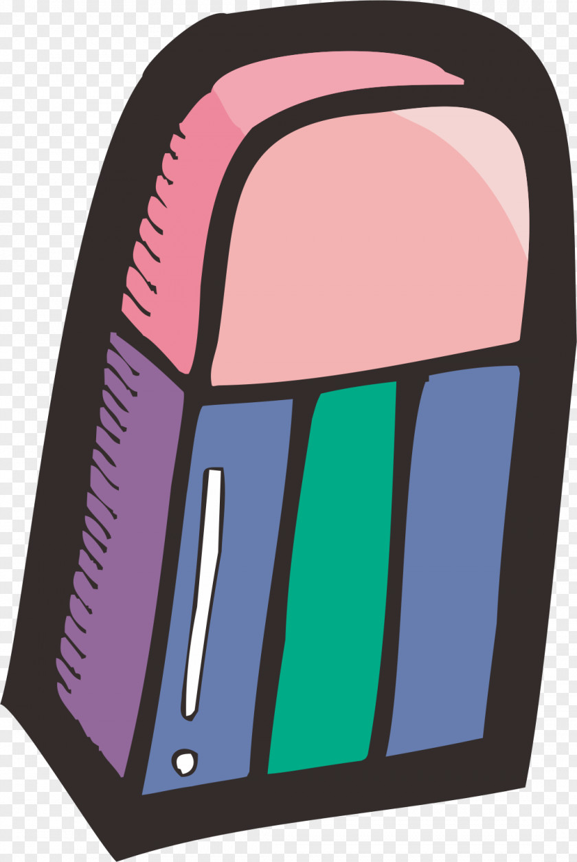 Eraser Vector Material Stationery Cartoon PNG