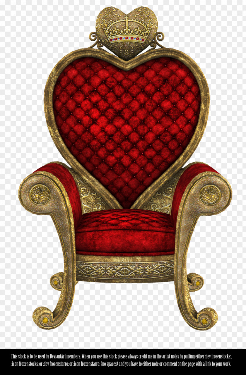 Throne Chair Seat PNG