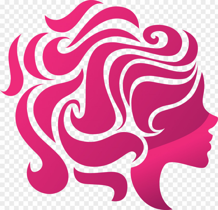 Beautiful Hairstyle Hair Vector Logo Business Card Euclidean PNG