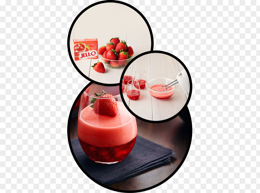 Strawberry Bubble Panna Cotta Taco Salad Chicken As Food PNG