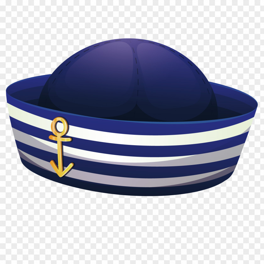 Vector Sailor Cap Hat Drawing Illustration PNG