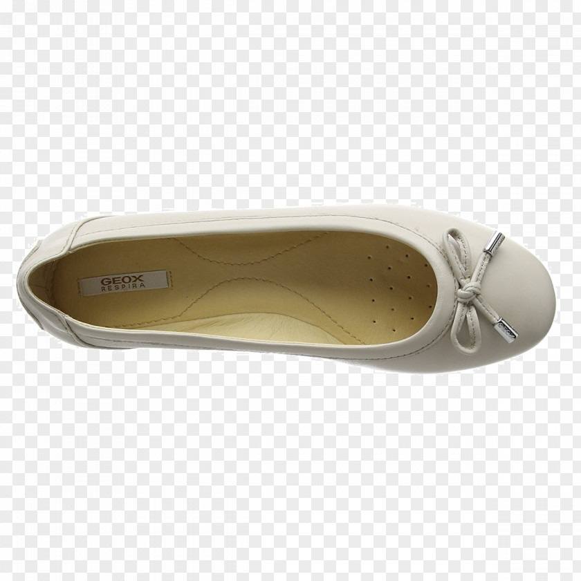 Woman Wash G Ballet Flat Beige Leather Shoe Podeszwa PNG