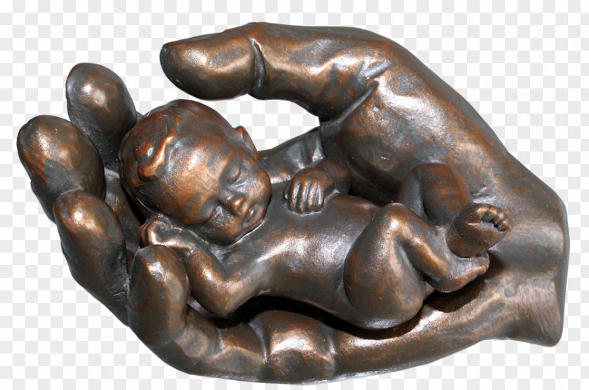Child Sculpture Protection Father Art PNG