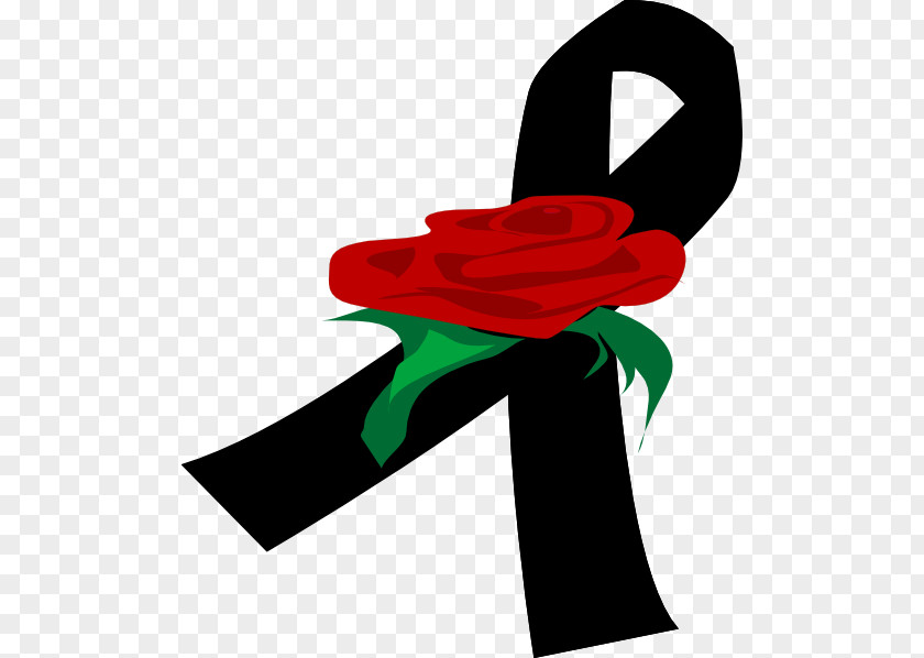 Morning Vector Awareness Ribbon Death Black Clip Art PNG