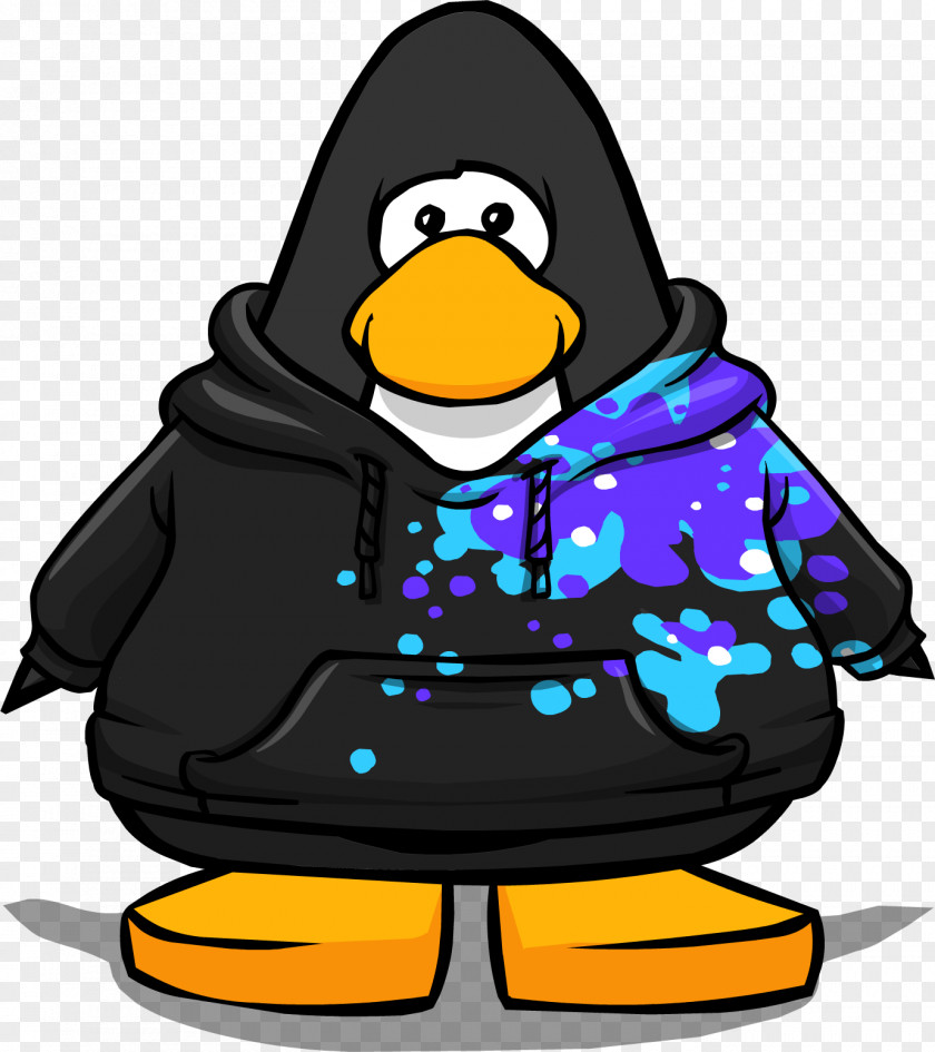 Penguin Club Hoodie Sweater Clip Art PNG