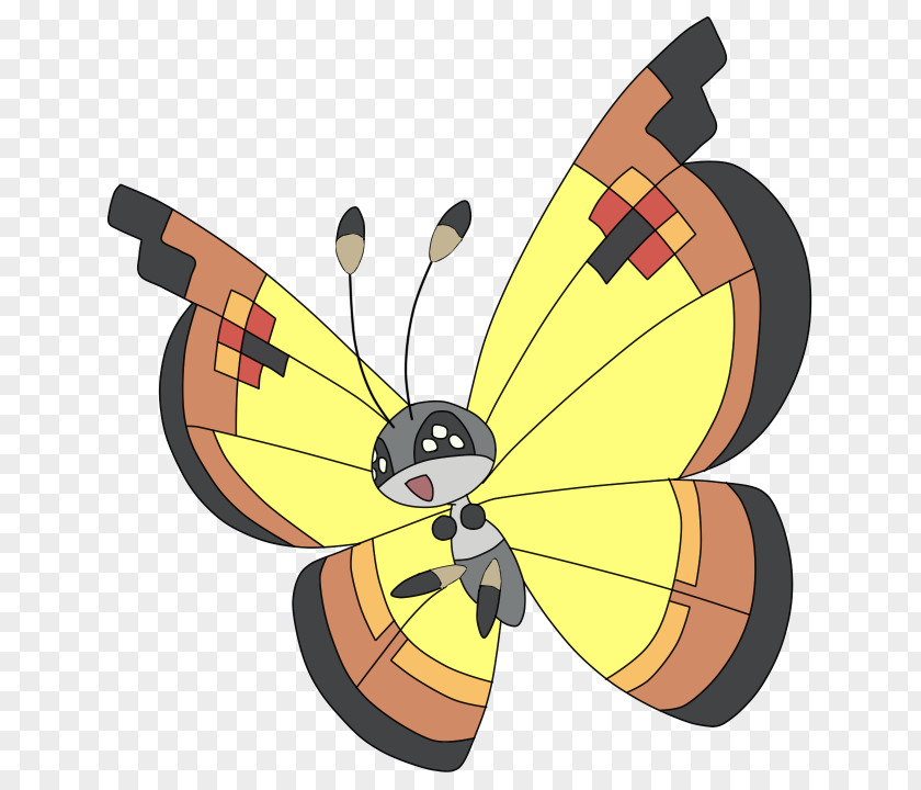 Continental Pattern Monarch Butterfly Pokémon X And Y Vivillon Poké Ball PNG