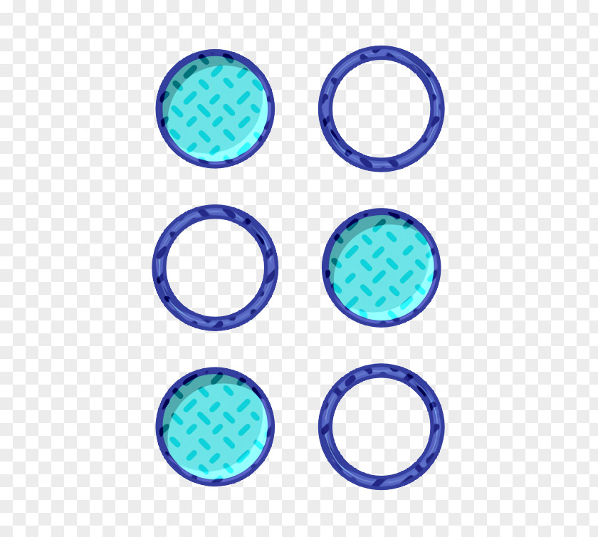 Electric Blue Turquoise Circle Icon PNG