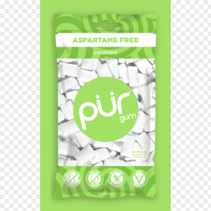 Gum Mint Chewing Gummi Candy PÜR Aspartame Trident PNG