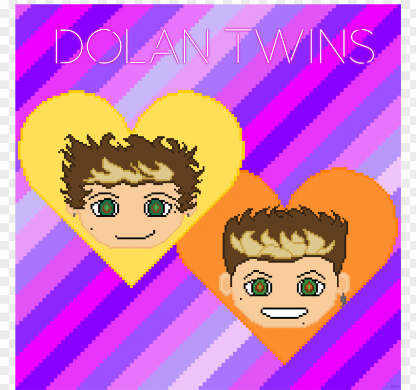 Dolan Twins Pink M Character Happiness Clip Art PNG