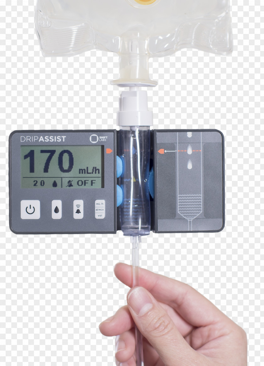 Drip Intravenous Therapy Fluid Injection Chamber Infusion Pump PNG