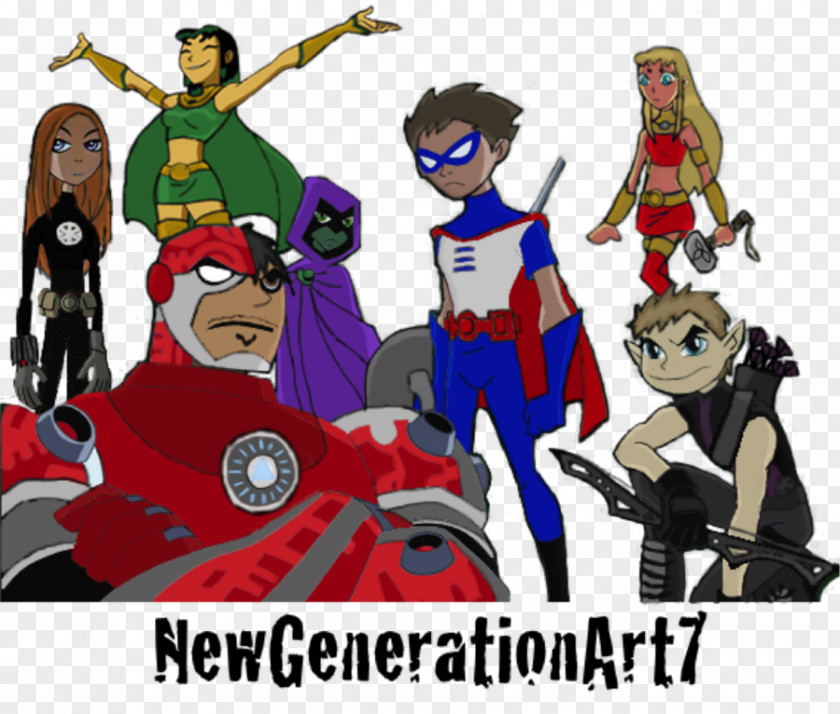 Beast Boy Starfire Thor Teen Titans Young Avengers PNG