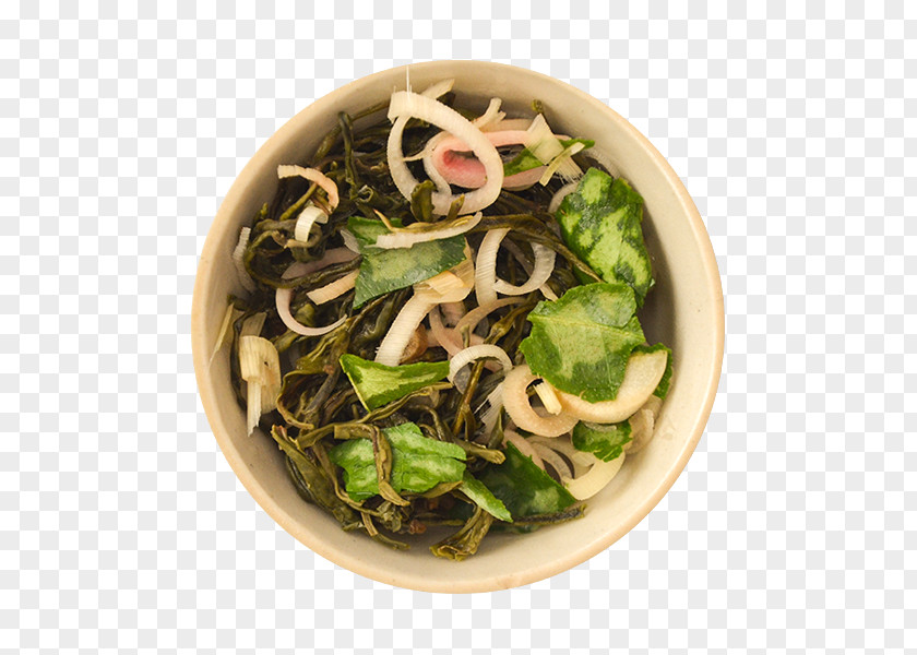 Green Tea Namul Chinese Cuisine Soba Leaf Vegetable Wakame PNG