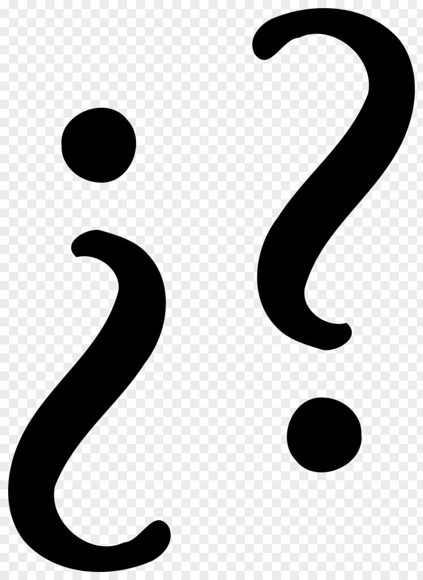 Interrogacion Question Mark Exclamation Punctuation Sign Full Stop PNG