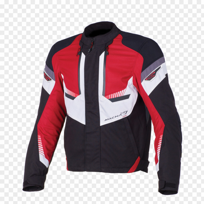 Jacket Flight White Red Motorcycle PNG