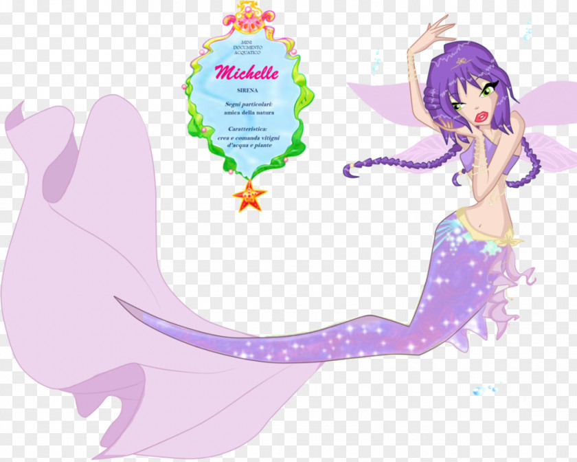 Mermaid Birthday Fairy Drawing Gift PNG